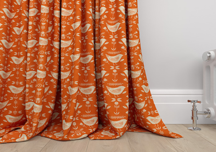 Narvik, Burnt Orange - Made to Measure Curtains - Image 6